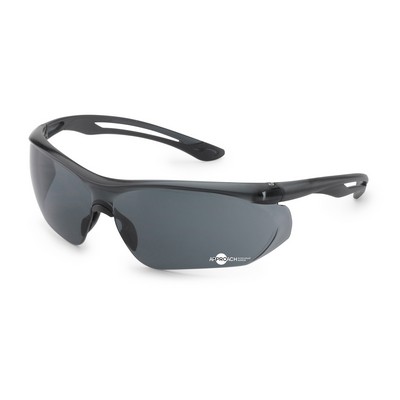 Gray frame, gray lens, Paralax safety glass