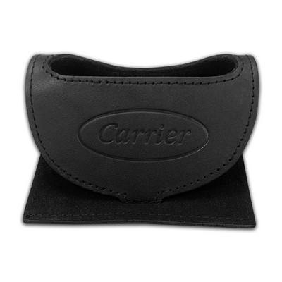 Leather Black Foldable Cell Phone Holder