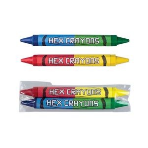 Double Sided Hexagon Crayons