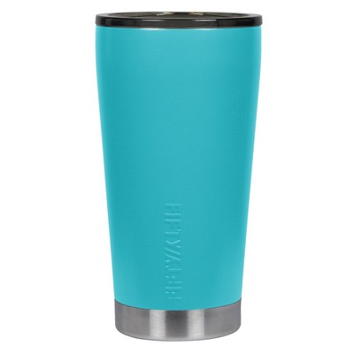 16oz Aqua Tumbler with Smoke Cap