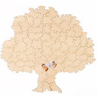 22.4" x 24.3" - 70 Piece Customizable Tree Puzzle