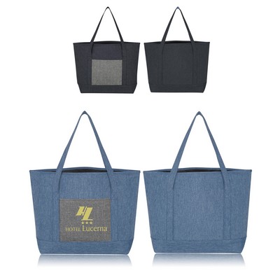 Denim-Like Tote