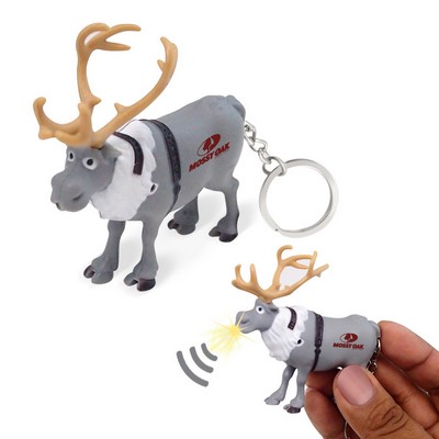 Moose Novelty LED Light Key Tag