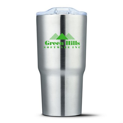 The Gilbey Double Wall Tumbler - 20oz Silver