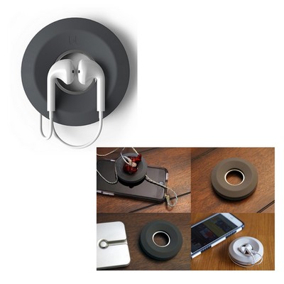 Silicone Magnetic Cable Holder For Earphone