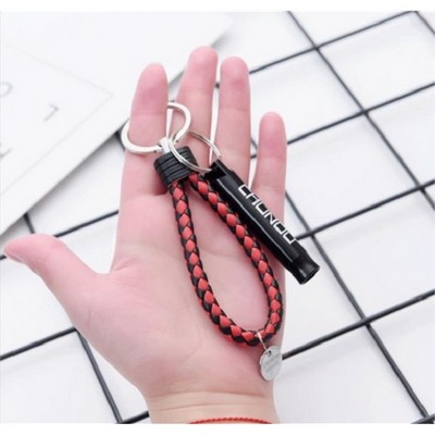 Multi-Function Whistle Key Chain w/Lanyard