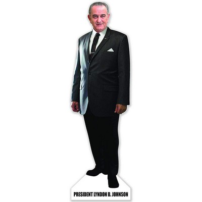 Lyndon B Johnson Cardboard Cutout Stand Up| Standee Picture Poster Photo Print