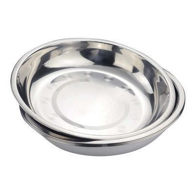 Round Stainless Steel Plate Dish