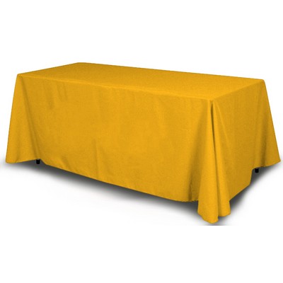 Yellow 8ft Table Cover - Four Sided