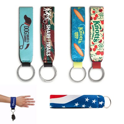 Neoprene Wristband Key Chain