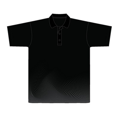 Men's Sublimation Polo Shirt w/Light Color Bottom