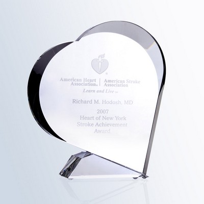 The Giving Heart Optic Crystal Award