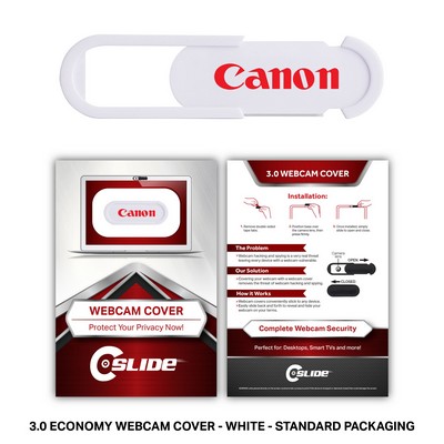 Economy Webcam Cover 3.0 with Standard Packaging