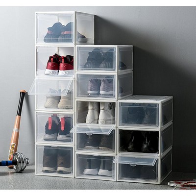 Stackable Drop Front Shoe Boxes