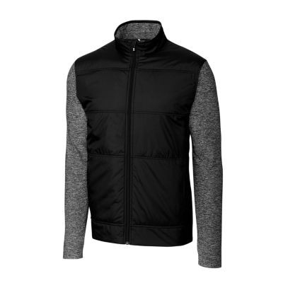 Cutter & Buck Stealth Hybrid Quilted Mens Full Zip Windbreaker Jacket