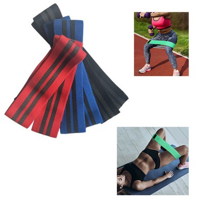 Fabric resistance band loop stretching sport training bands