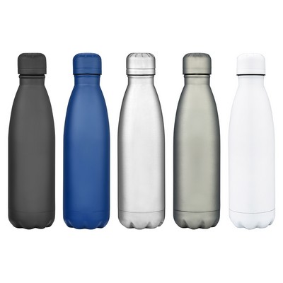 Stainless Steel Cola Shaped Bottle, Leak Proof Lid - Blank