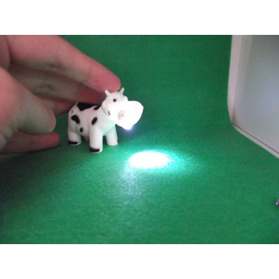 Cow Key LED Light Key Chain