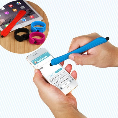 Silicone Slap Bracelet Stylus Pen