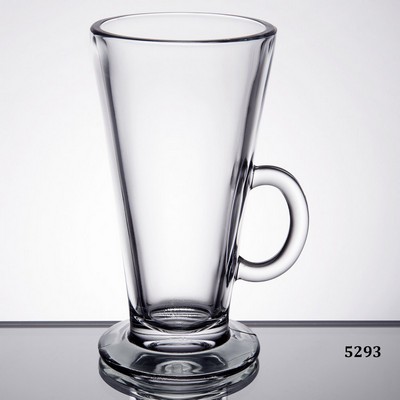 8-1/2 Oz. Clear Glass Irish Coffee Mug, Catalina Series, 5-7/8"H