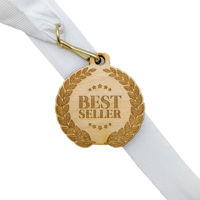 Wood Medals - 2" W x 2" H