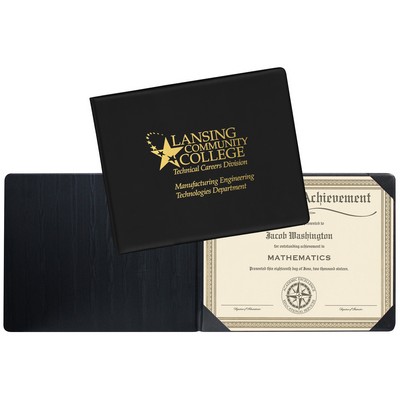 Padded Heat Sealed Diploma Holder (Landscape Style) Padded Heat Sealed Diploma Holder (Landscape)