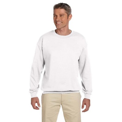 Gildan 180 - White Sweatshirt- Full-Color Imprint