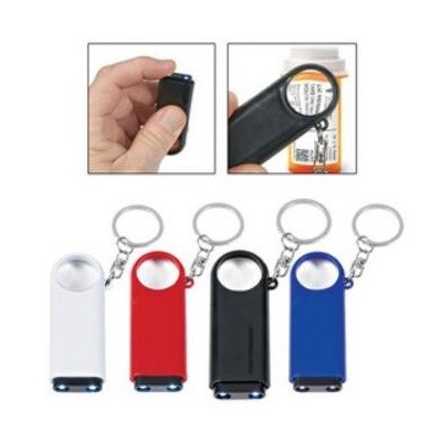 Magnifier LED Keychain