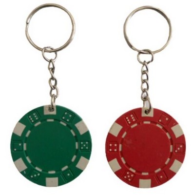 Casino Chip LED Keychain