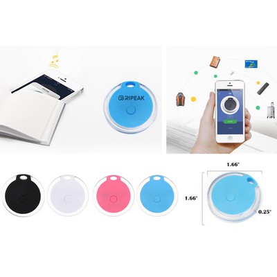 Round-Shaped Wireless Smart Tracker Anti-Lost Device Keychain Key Finder