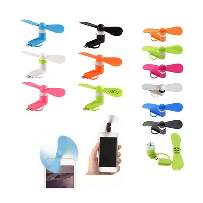 2 in 1 Portable Cellphone Fan