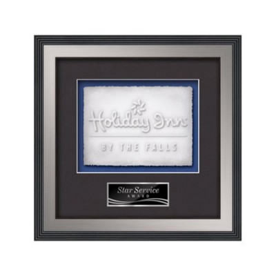 Jasper Cast Paper Horiz - Silver 11½"x11½"