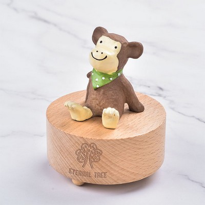 Monkey Music Box Without Rotating Base