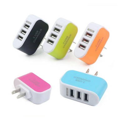 Universal 3 ports USB Wall Adapter