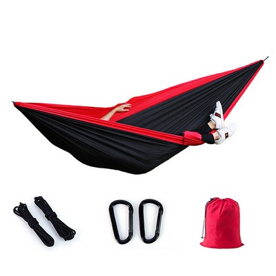 Portable Double Camping Hammock With Straps