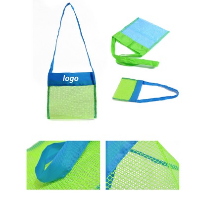 Children Beach Seashell Mesh Bag