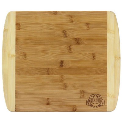 2-Tone Bamboo Bar Board - 13 inch