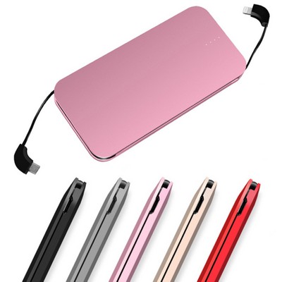 10000mah 2-in-1 slim Power Bank