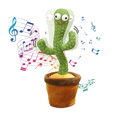 Rechargeable Plush Doll Dancing Cactus Toy