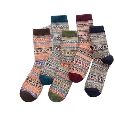 Wool Socks Winter Warm Socks Thick Knit Cabin Cozy Crew Soft Socks Gifts for Women and Man