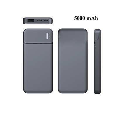 Portable Power Bank W/ Power Indicator - 5000 mAh