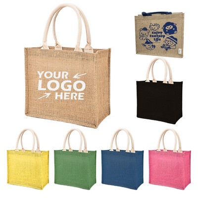 Natural Jute Grocery Tote