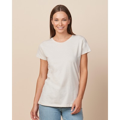 Enza Ladies Relaxed Essential Crew Neck Tee