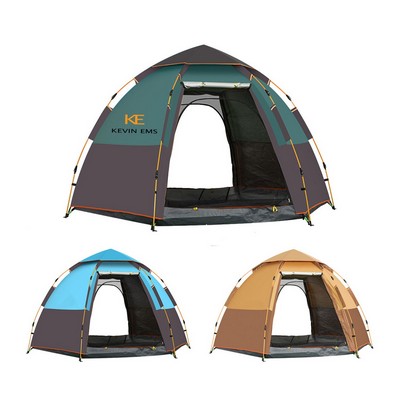 Outdoor 3-4 People Thickened Beach Rain Proof Tent