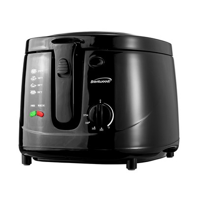 2.6 Quart Black Deep Fryer