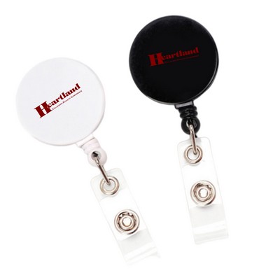 Retractable Badge Reel with Metal Clip