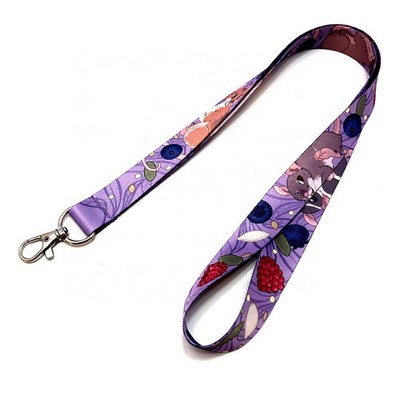 1/2" 5-Day Rush Dye-Sublimation Lanyard (15 Mil)