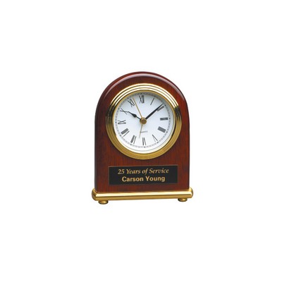 4" x 5" Rosewood Piano Finish Clock