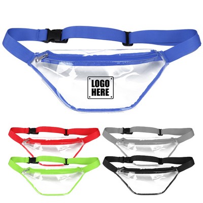 Clear Vinyl Fanny Pack & Waist Bag