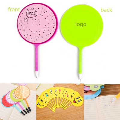 Advertising Cute Pen Fan Promotional Ballpoint Pen